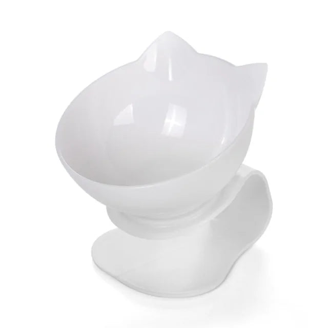 Pet Double Cat Bowl With Raised Stand